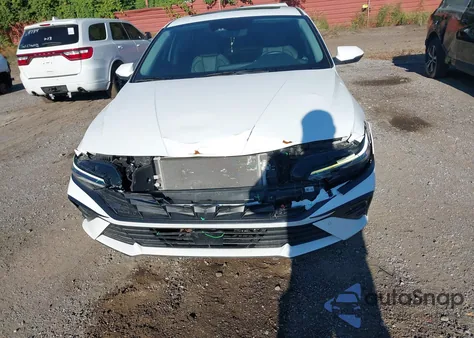 2024 Hyundai Elantra Hybrid Limited from USA, damaged, VIN KMHLN4DJ2RU097017